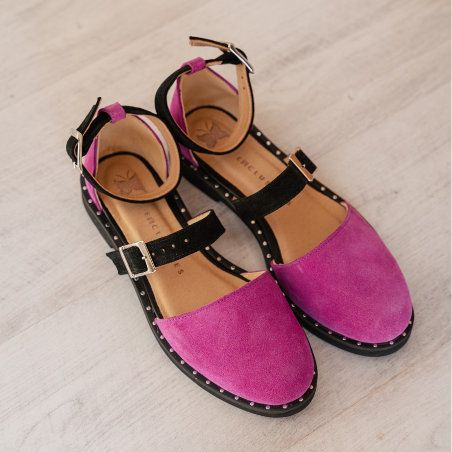 .Pantofi -  Double Belt - Purple